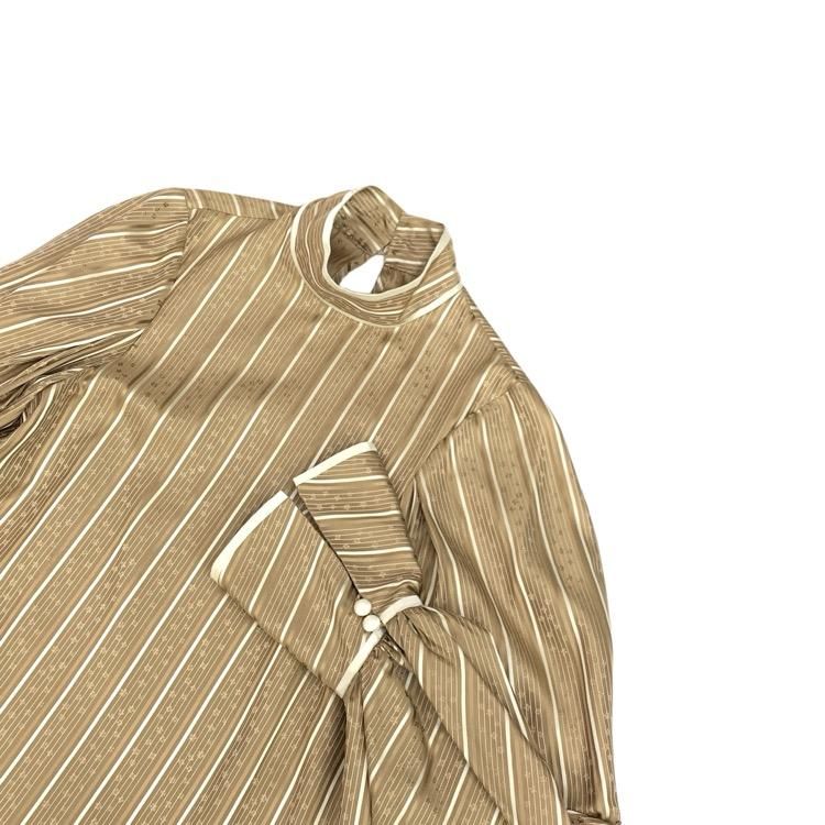 Mame Kurogouchi マメクロゴウチ Floral Stripe Silk Jacquard Mame Kurogouchi マメクロゴウチ Floral Stripe Silk Jacquard