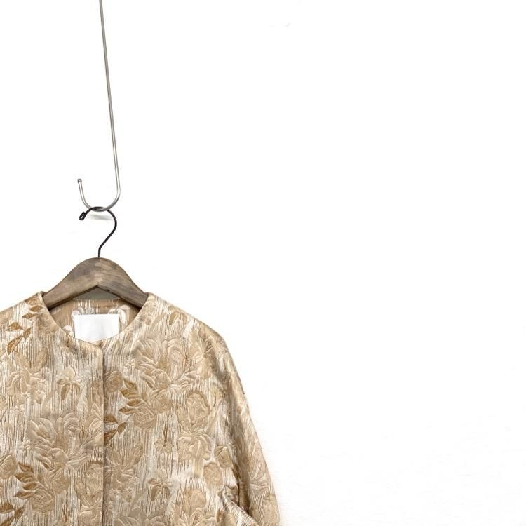 Mame Kurogouchi マメクロゴウチ Hazy Floral Jacquard Coat