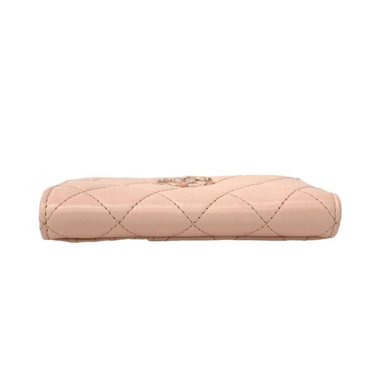 【希少カラー】CHANEL フラグメントケース CHANEL シャネル フラグメントケース ラムスキン ミニウォレット