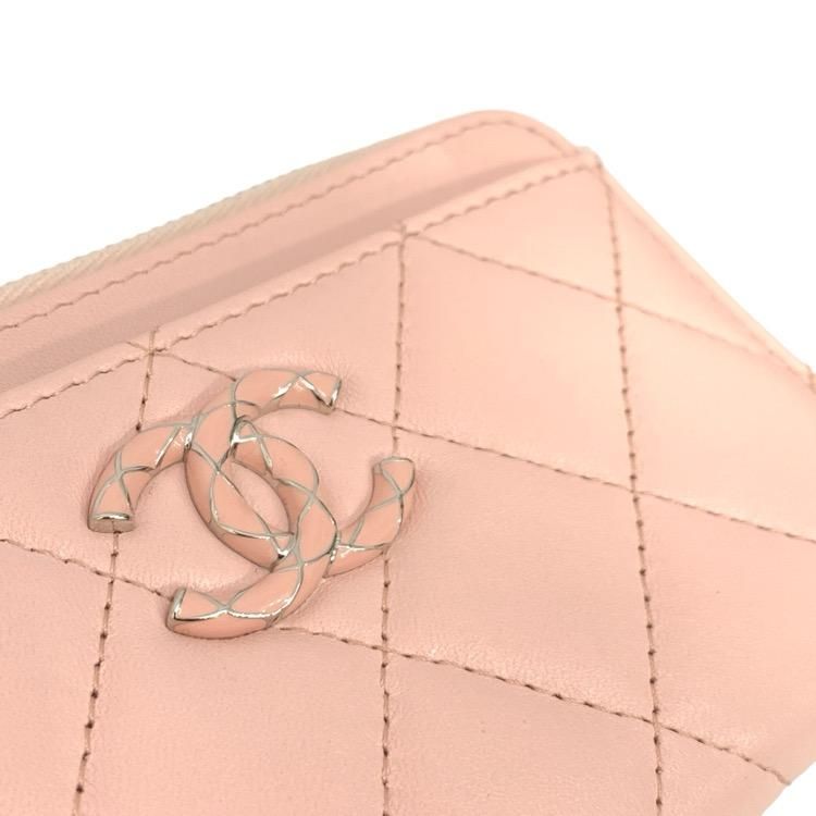 CHANEL シャネル フラグメントケース ラムスキン ミニウォレット CHANEL シャネル フラグメントケース ラムスキン ミニウォレット
