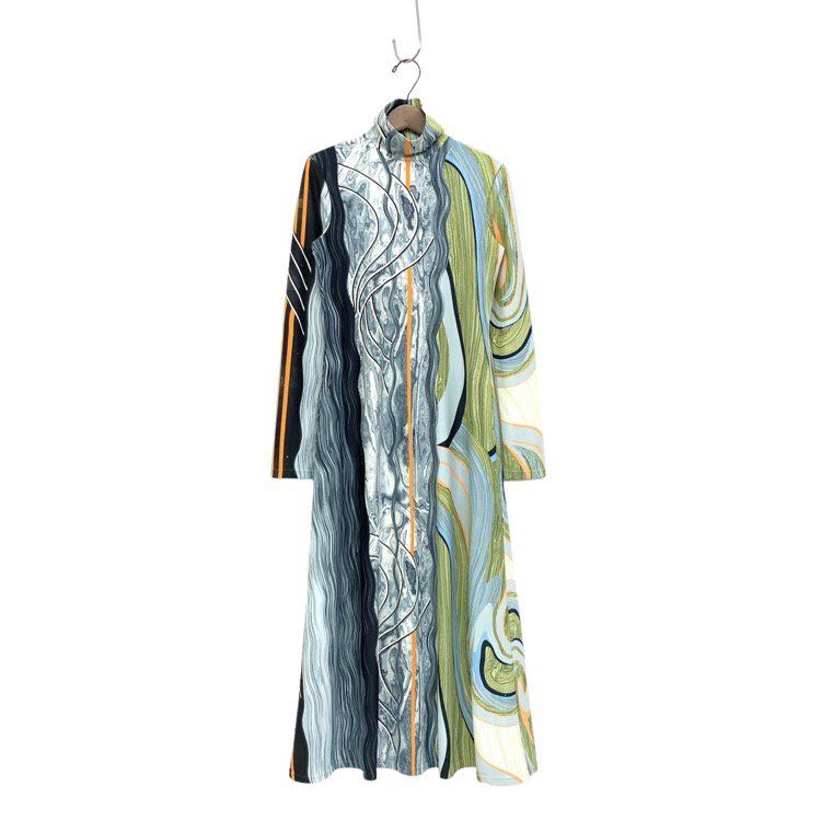 Mame Kurogouchi ޥ᥯ Marble Print Jersey Dress ޡ֥ץȥԡ MM21FW-JS004WH