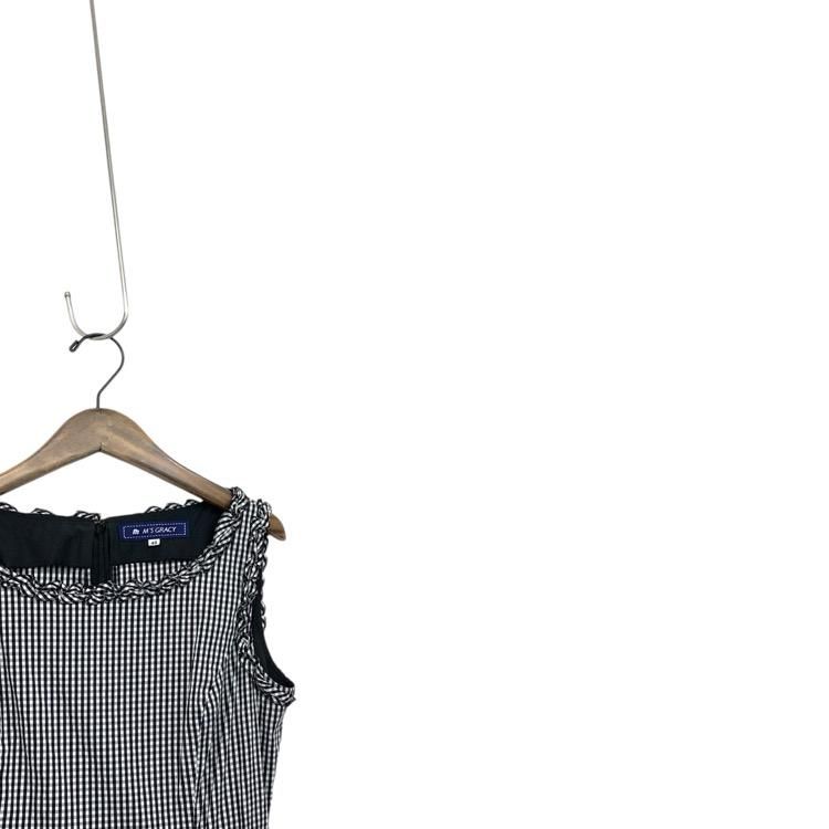 M'S GRACY エムズグレイシー ギンガムチェック ワンピース M'S GRACY エムズグレイシー ギンガムチェック ワンピース
