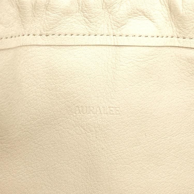 AURALEE オーラリー LEATHER SQUARE STRING POUCH カウレザー AURALEE オーラリー LEATHER SQUARE STRING POUCH カウレザー
