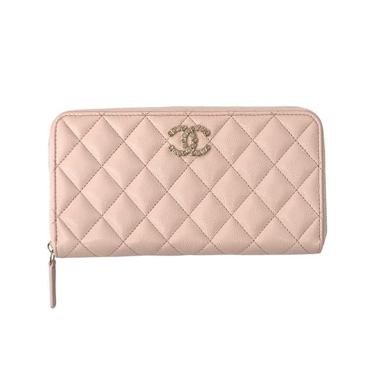 CHANEL シャネル 2023AW ラウンドファスナー長財布 キャビア CHANEL シャネル 2023AW ラウンドファスナー長財布 キャビア