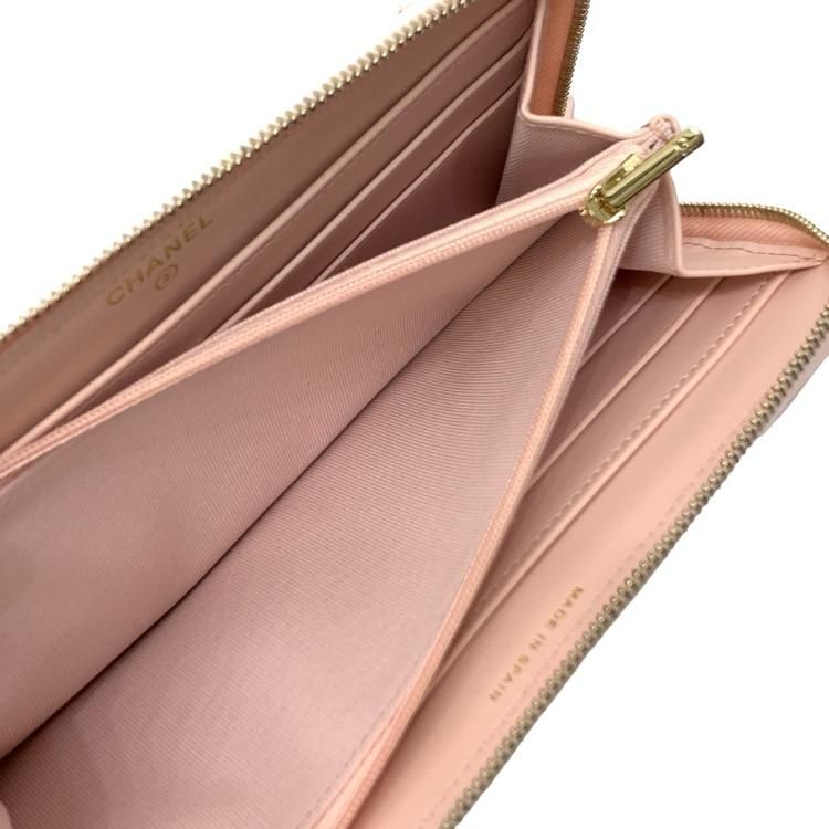 CHANEL シャネル 2023AW ラウンドファスナー長財布 キャビア CHANEL シャネル 2023AW ラウンドファスナー長財布 キャビア