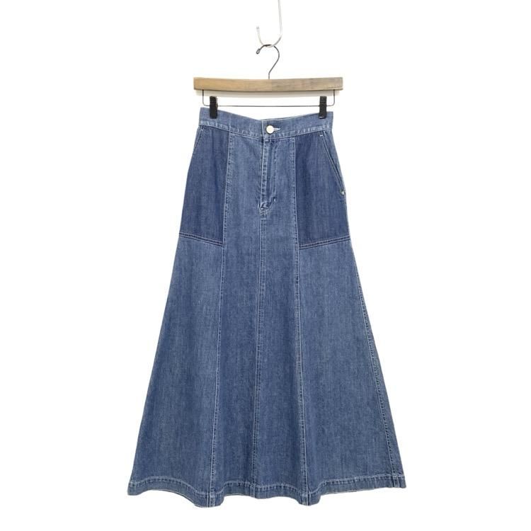 Mame Kurogouchi マメクロゴウチ Trapeze Demin Skirt デニム Mame Kurogouchi マメクロゴウチ Trapeze Demin Skirt デニム