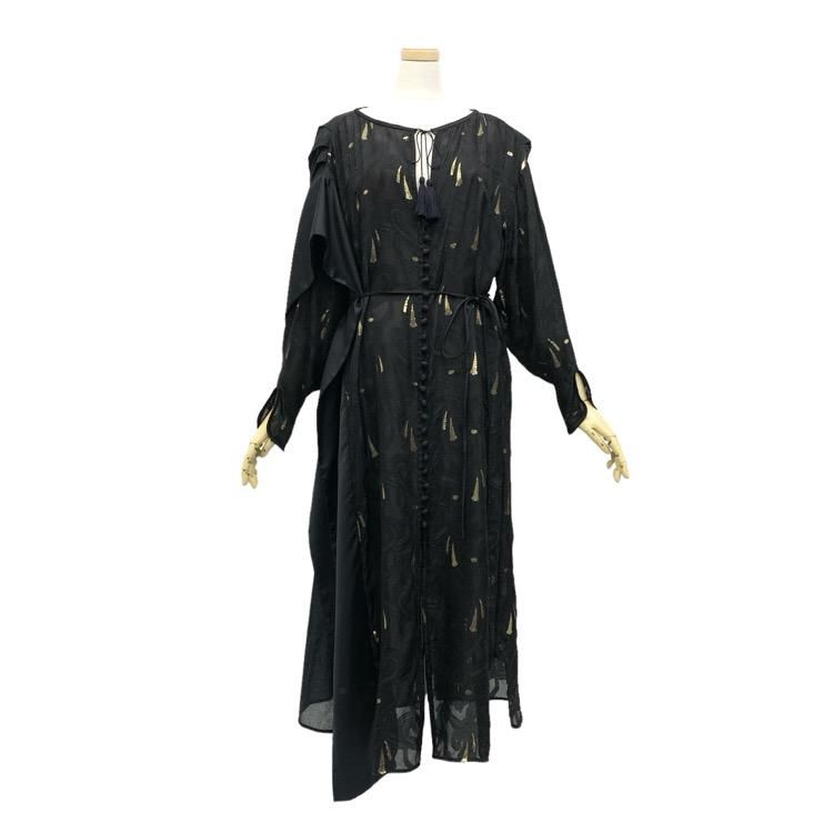 Mame Kurogouchi マメクロゴウチ Jacquard Dress アシンメトリー Mame Kurogouchi マメクロゴウチ Jacquard Dress アシンメトリー