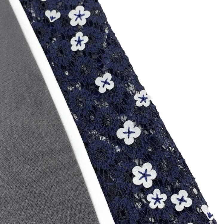 Mame Kurogouchi マメクロゴウチ Osmanthus Motif Embroidery Mame Kurogouchi マメクロゴウチ Osmanthus Motif Embroidery