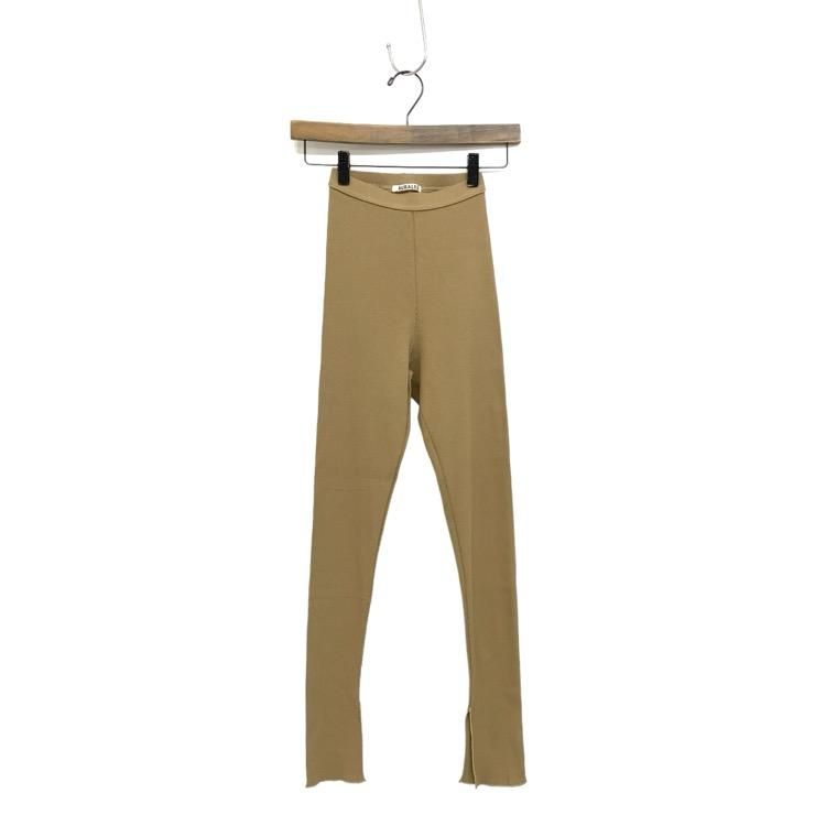 AURALEE ꡼ HIGH GAUGE RIB SLIT TIGHTS ϥ åȥ쥮 ١ 0 A00T0TE