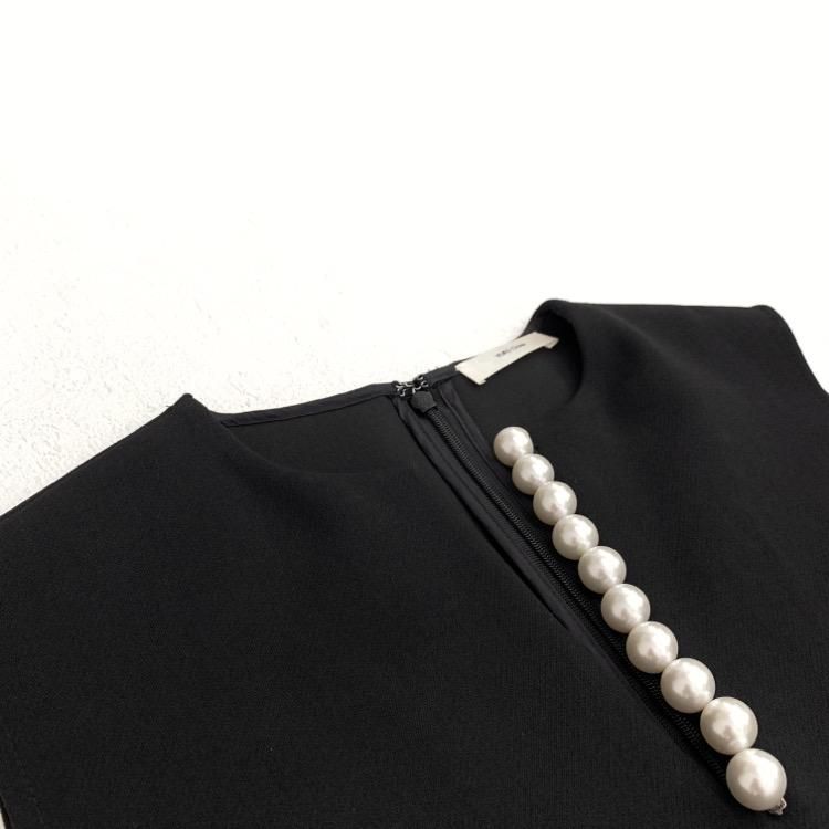 YOKO CHAN ヨーコチャン Pearl I-line Dress パール ワンピース YOKO CHAN ヨーコチャン Pearl I-line Dress パール ワンピース
