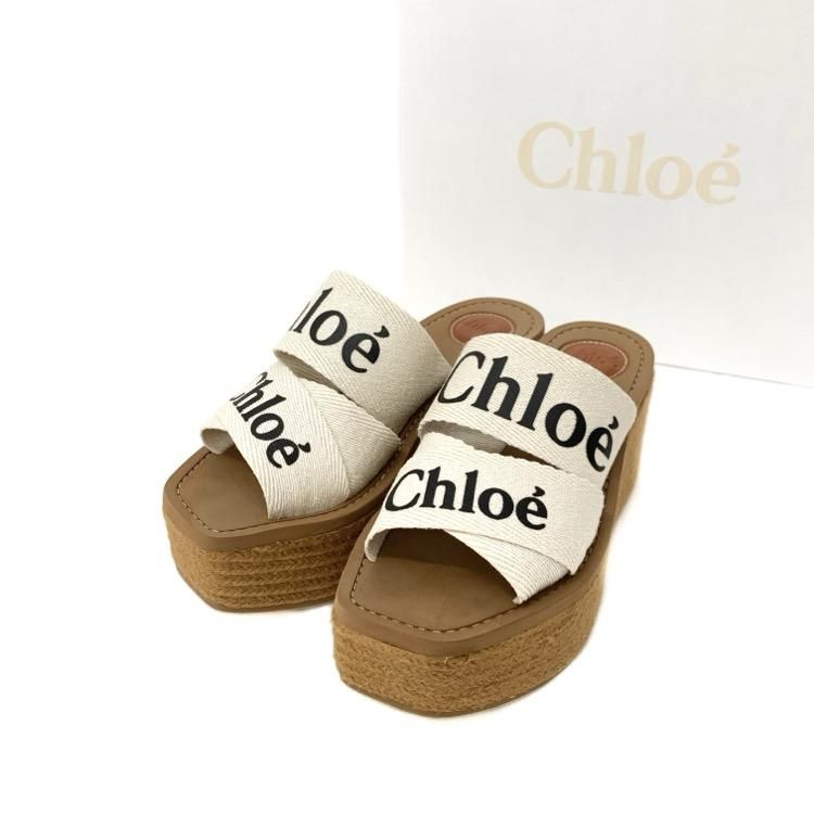 Chloe - 美品✨Chloe Woodyウェッジエスパドリーユ