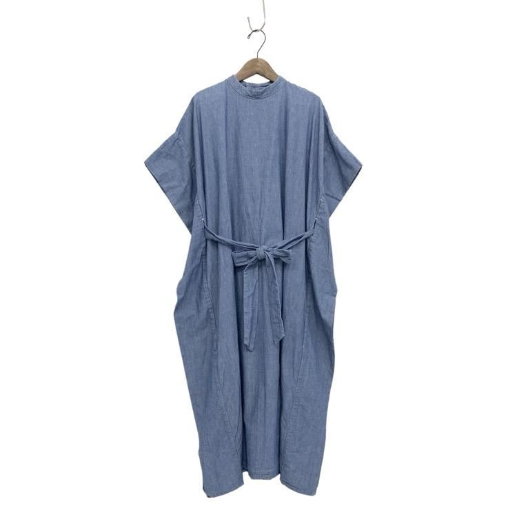 HYKE ϥ CHAMBRAY SUMMER DRESS ֥졼ԡ ֥롼 1 221-16127
