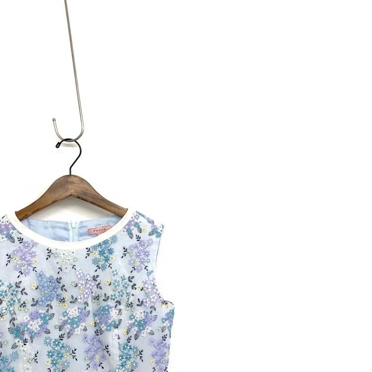 TOCCA GYPSY DEEP ROSE ワンピース 花柄 TOCCA（トッカ）の「【洗える！】GYPSY DEEP ROSE ドレス