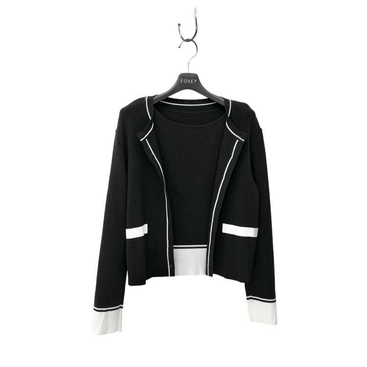FOXEY - 美品 FOXEY フォクシー 40348 カシミヤF.B.ボタン