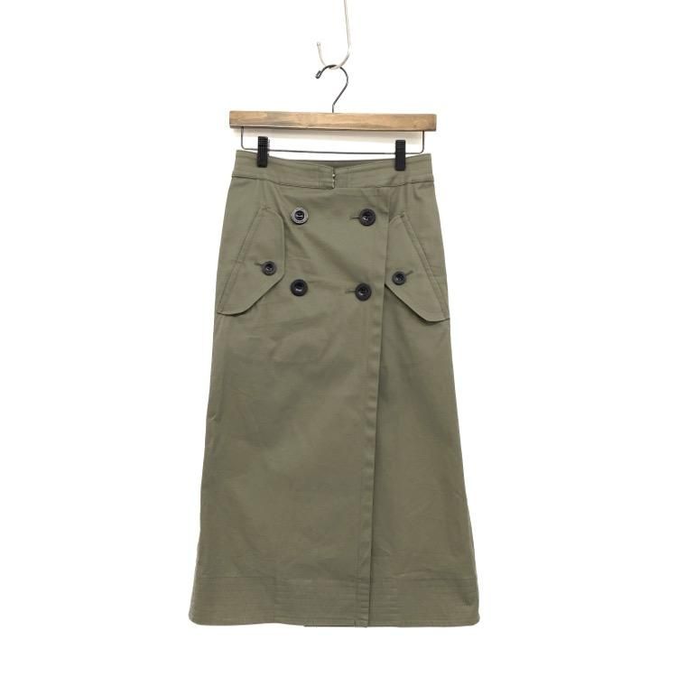 sacai サカイ コットンギャバジン スカートパンツ トレンチ