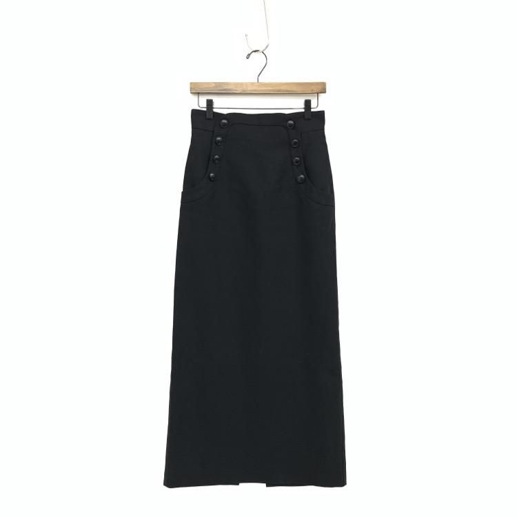 Mame Kurogouchi ޥ᥯ Cotton Linen Twill Skirt åȥͥI饤󥹥 1 MM23PS-SK713