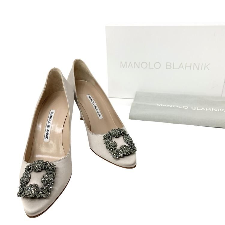 MANOLO BLAHNIK ޥΥ֥˥ ϥ󥮥90 ƥѥץ 졼 38