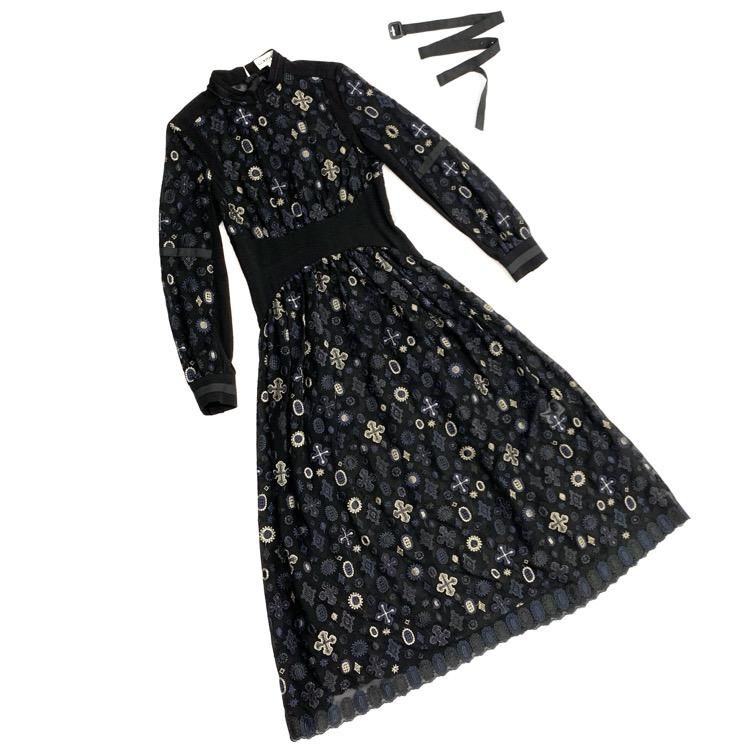 LOKITHO ロキト EMBROIDERY DRESS 刺繍ロングドレス ワンピース LOKITHO ロキト EMBROIDERY DRESS 刺繍ロングドレス ワンピース