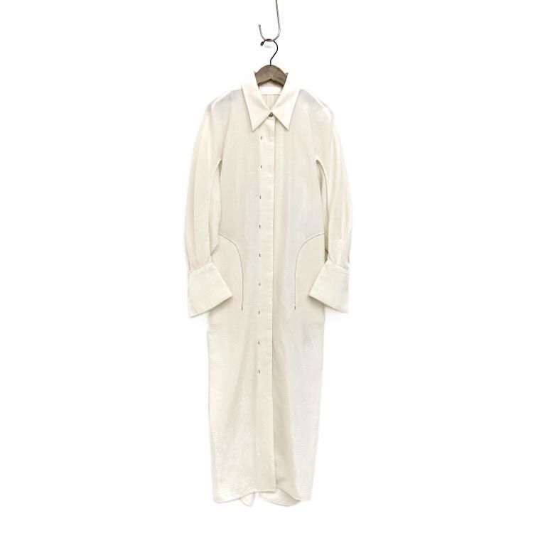 Mame Kurogouchi マメクロゴウチ Viscose Hemp Shirtdress Mame Kurogouchi マメクロゴウチ Viscose Hemp Shirtdress