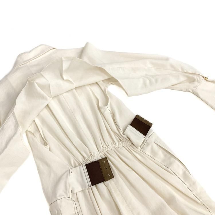 Mame Kurogouchi マメクロゴウチ Viscose Hemp Shirtdress Mame Kurogouchi マメクロゴウチ Viscose Hemp Shirtdress