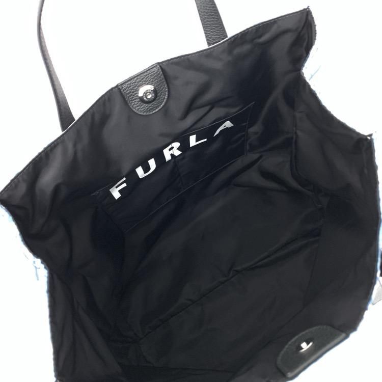 FURLA フルラ MAN GIOVE トートバッグ ナイロン ブルー