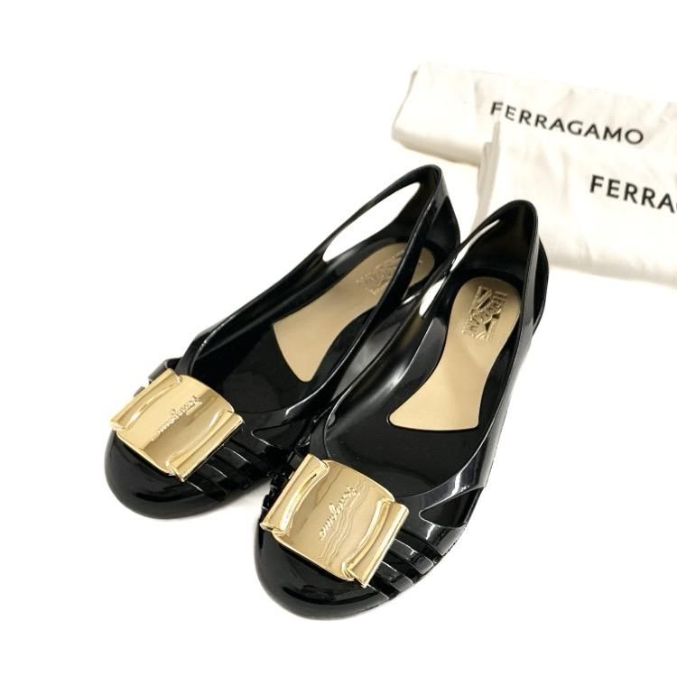 Salvatore Ferragamo ե饬 եåȥС塼 ɥץ졼 ֥å 6