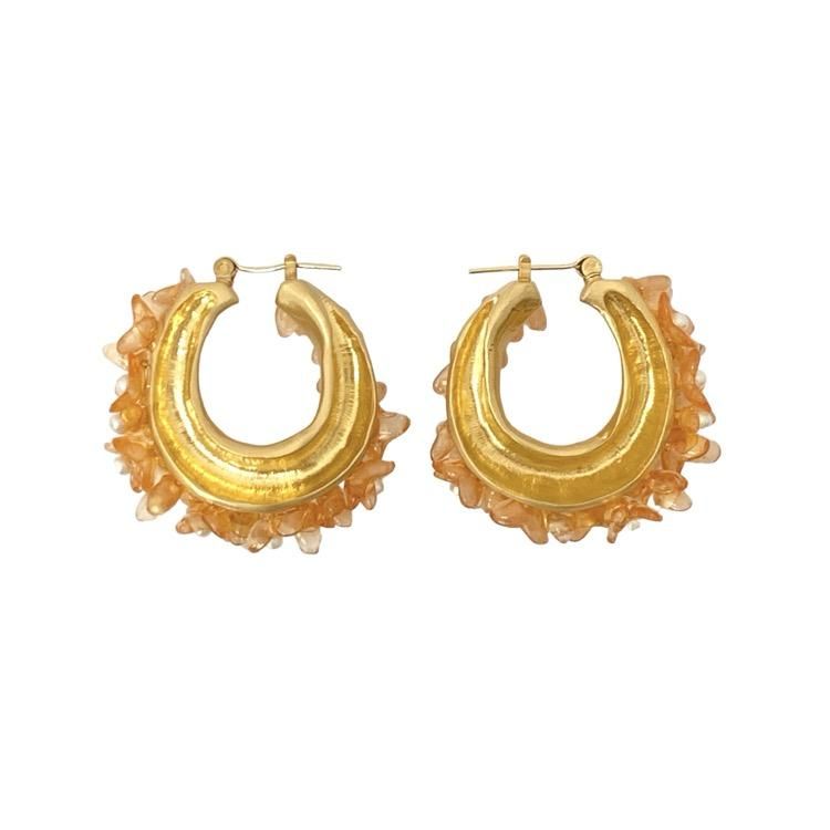 Mame Kurogouchi マメクロゴウチ Osmanthus Motif Earrings Mame Kurogouchi マメクロゴウチ Osmanthus Motif Earrings