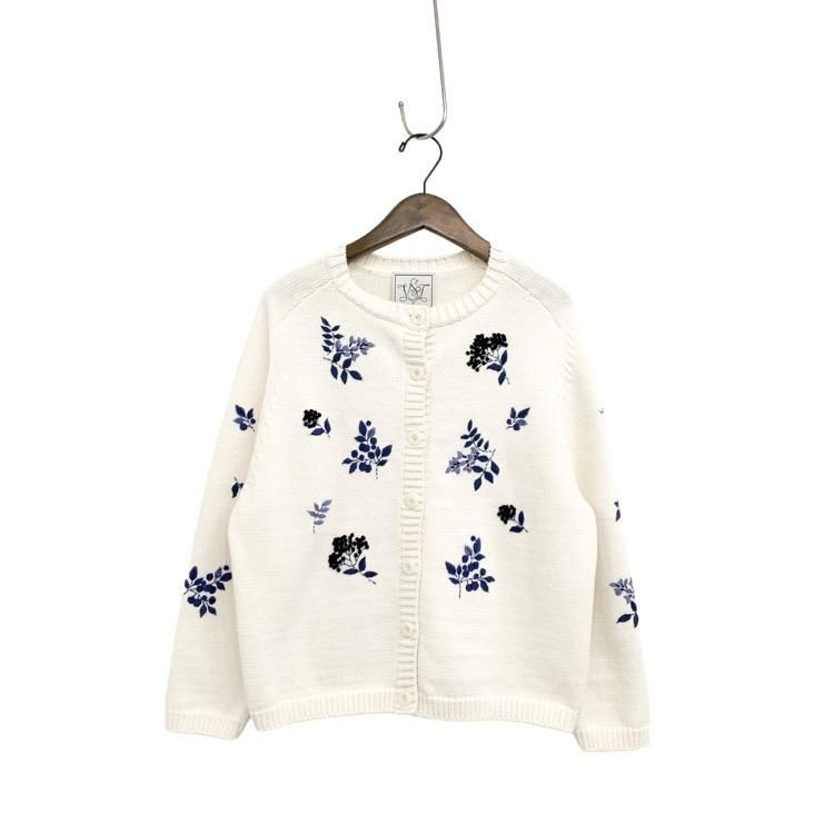 SEVEN TEN by MIHO KAWAHITO セブンテン フラワー手刺繍 SEVEN TEN by MIHO KAWAHITO セブンテン フラワー手刺繍