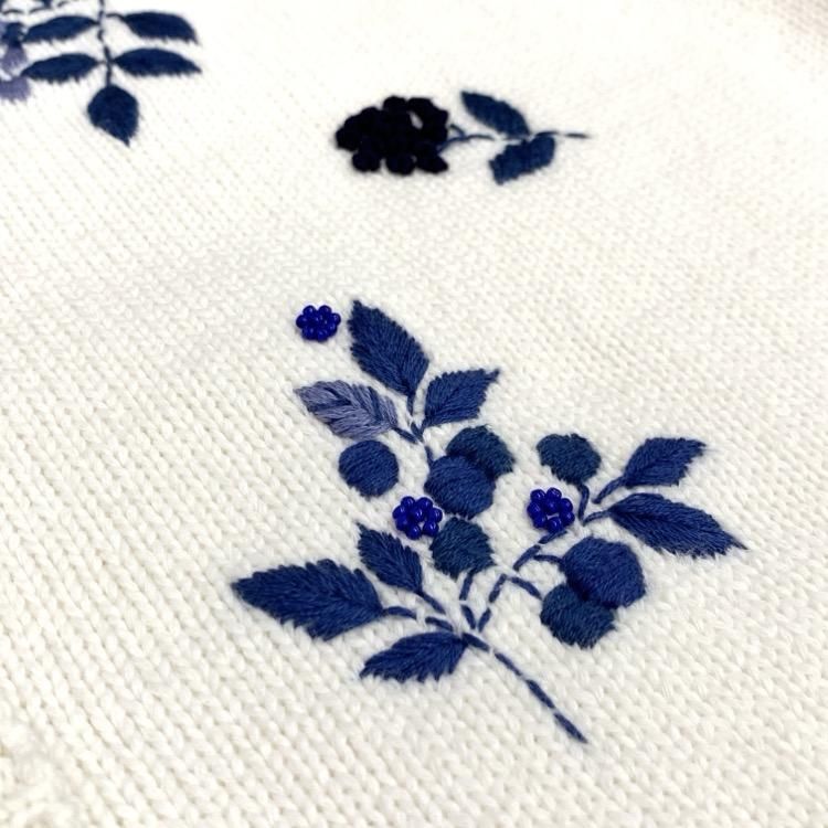 SEVEN TEN by MIHO KAWAHITO セブンテン フラワー手刺繍 SEVEN TEN by MIHO KAWAHITO セブンテン フラワー手刺繍
