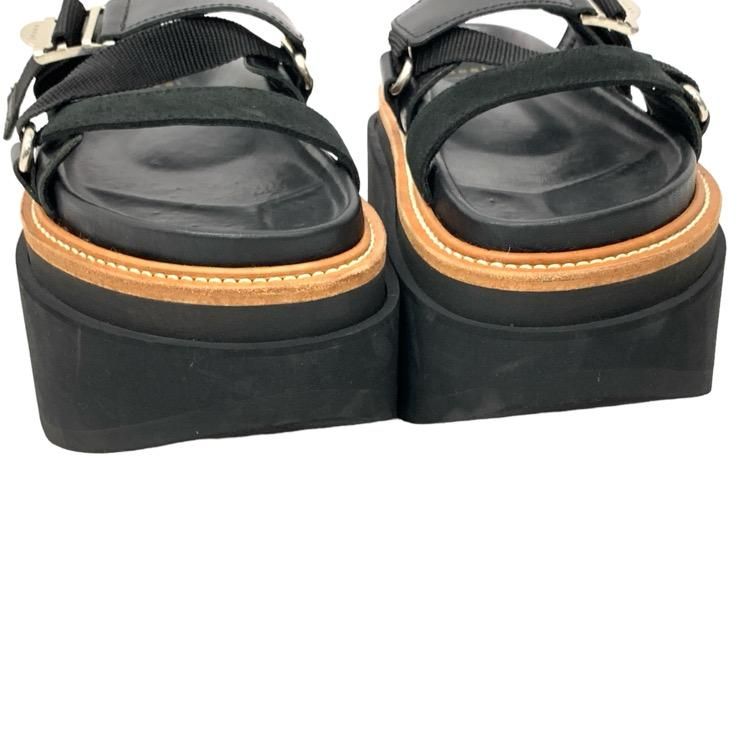 sacai サカイ Hybrid Belt Sandals プラットフォームサンダル