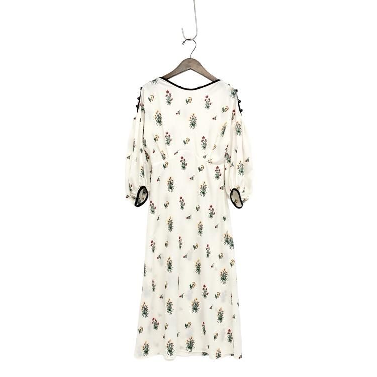 Mame Kurogouchi ޥ᥯ Pedicel Embroidery Puff Sleeve Dress ɽԡ 1 MM18SS-DR047