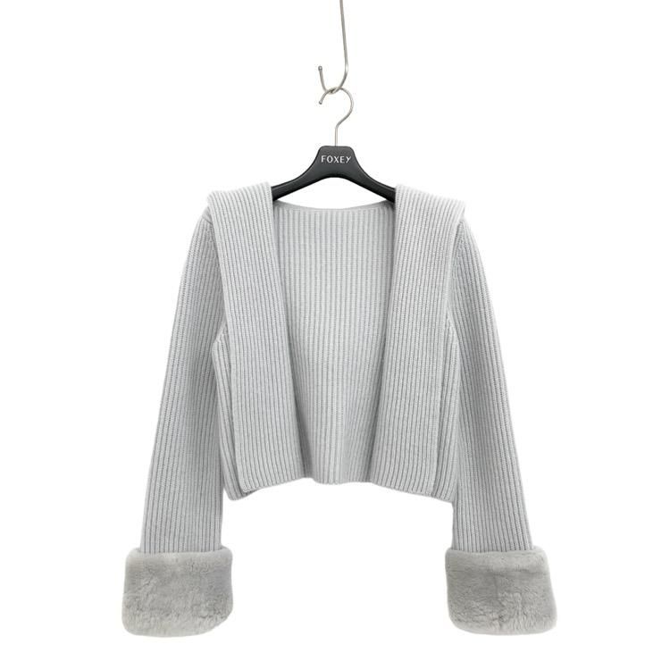 FOXEY フォクシー ハミング ニット ジャケット カシミヤ FOXEY フォクシー ハミング ニット ジャケット カシミヤ