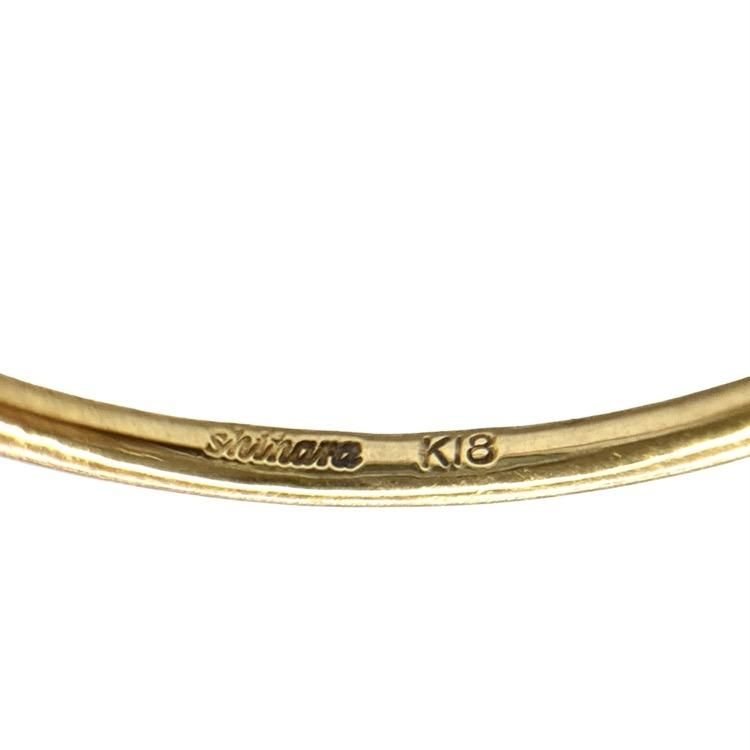 Shihara シハラ プチリング K18YG ダイヤモンド 0.05ct 0.7g Shihara シハラ プチリング K18YG ダイヤモンド 0.05ct 0.7g