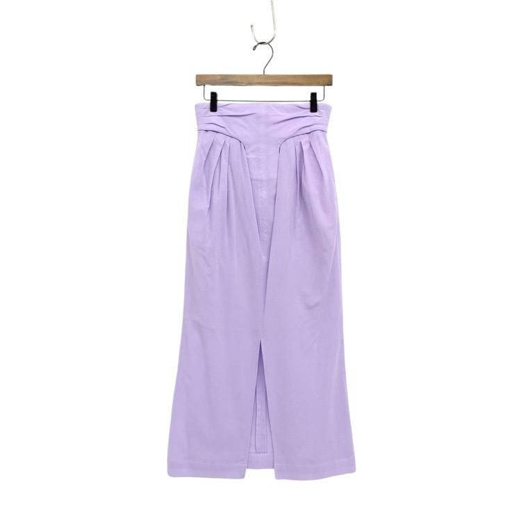 Mame Kurogouchi ޥ᥯ Crepe Hole High Waisted Skirt ۡǥƥ륹 MM22SS-SK042