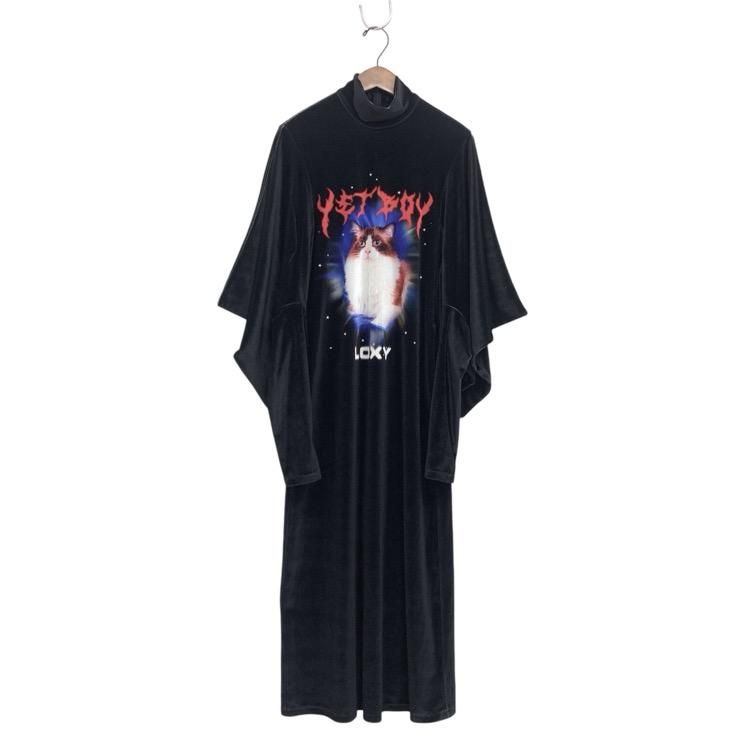 YOHEI OHNO 襦إ Band Tee Velor Dress yet boy ٥ԡ ֥å 36 OH-23A-DR2