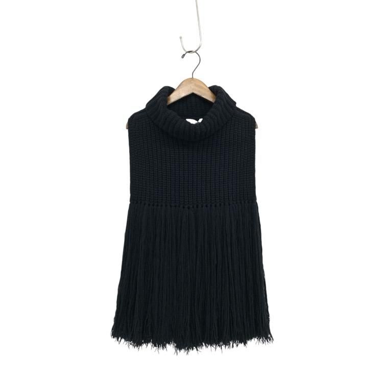 HYKE ϥ RIBBED TURTLENECK SWEATER CAPE ֥ȥͥå ե󥸥٥ 11249