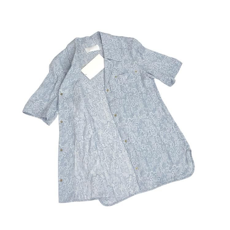 Mame Kurogouchi マメクロゴウチ Floral Pattern Acetate Rayon Mame Kurogouchi マメクロゴウチ Floral Pattern Acetate Rayon