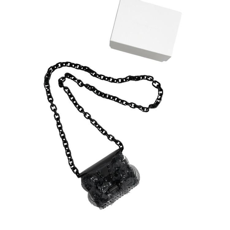 Mame Kurogouchi ޥ᥯ Transparent Sculptural Micro Chain Bag PVCХå MM15-AC097SS
