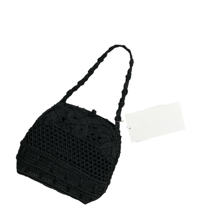 Mame Kurgouchi ޥ᥯ Cord Embroidery Hanakago Mini Hand Bag ƥϥɥХå MM23FW-AC310