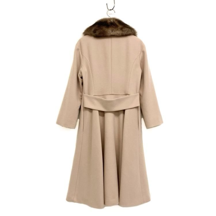FOXEY フォクシー カシミヤ コート ジャッキー セーブルファー襟 FOXEY フォクシー カシミヤ コート ジャッキー セーブルファー襟
