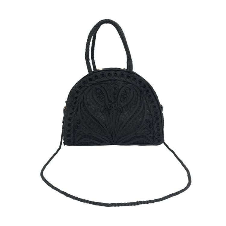 Mame Kurogouchi ޥ᥯ Cording Embroidery Demi Lune Handbag ɻɽХå MM13-AC404