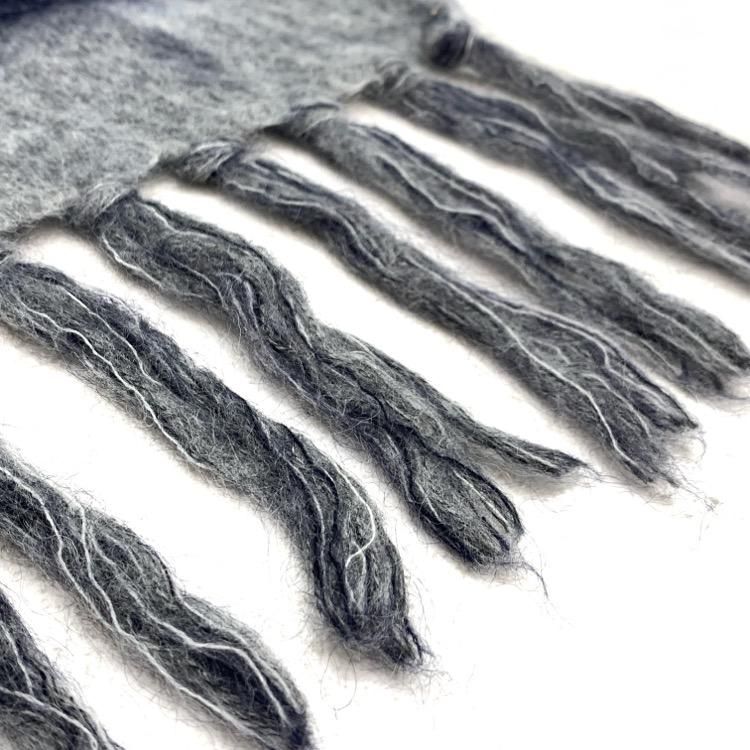 Mame Kurogouchi マメクロゴウチ Osmanthus Motif Knitted Scarf Mame Kurogouchi マメクロゴウチ Osmanthus Motif Knitted Scarf