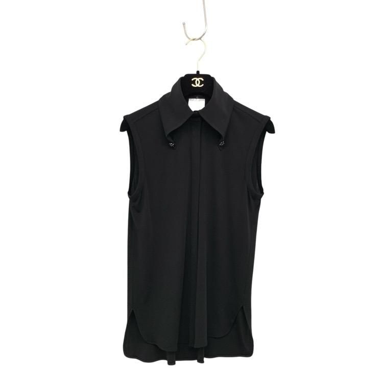 CHANEL ͥ 㡼 ֥饦 ȥåץ ꥢܥ ֥å 34 P51511V38560