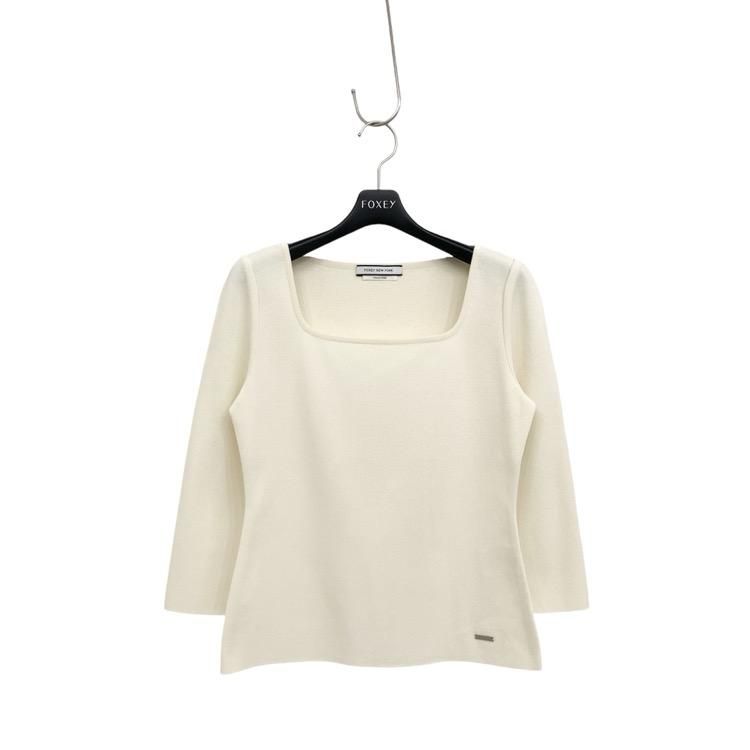 FOXEY NEWYORK collection フォクシー ニット トップス スクエア