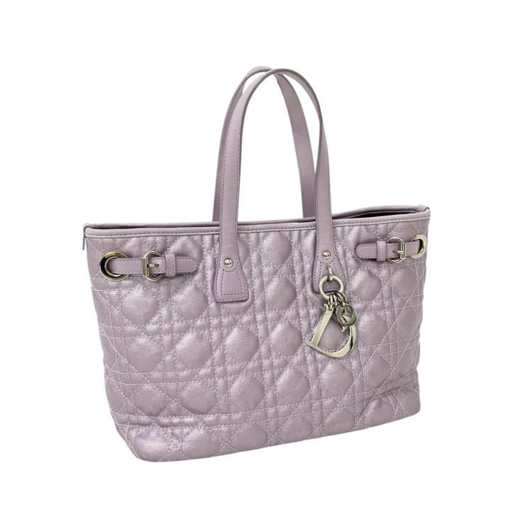 Christian Dior ディオール カナージュ トートバッグ パープル Christian Dior ディオール カナージュ トートバッグ パープル