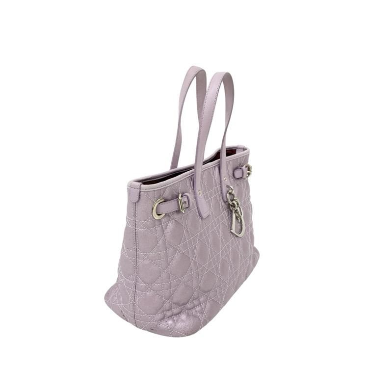 Christian Dior ディオール カナージュ トートバッグ パープル Christian Dior ディオール カナージュ トートバッグ パープル