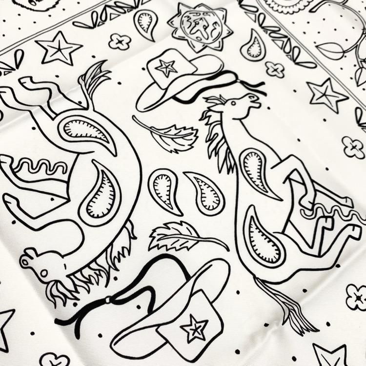 HERMES エルメス カレ55 Animaux Bandana《アニマル・バンダナ HERMES エルメス カレ55 Animaux Bandana《アニマル・バンダナ