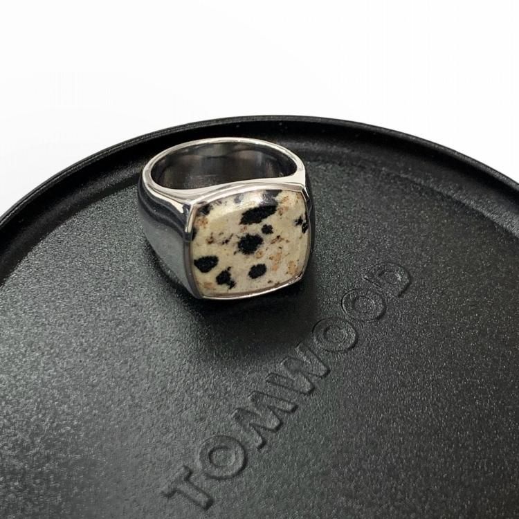 TOM WOOD トムウッド リング Cushion Leopard レオパード SV925 TOM WOOD トムウッド リング Cushion Leopard レオパード SV925