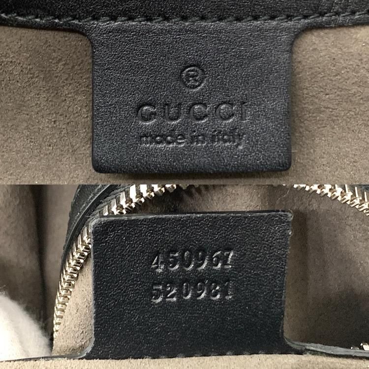 GUCCI グッチ シマ シグネチャーレザーバックパック ブラック GUCCI グッチ シマ シグネチャーレザーバックパック ブラック