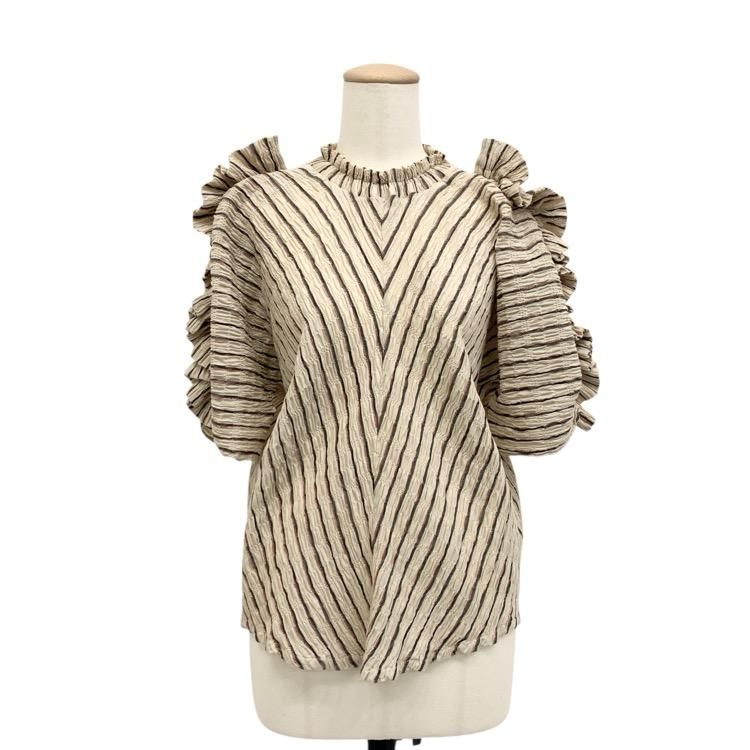 HOUGA ۥ daisy tops ǥȥåץ ե륹ȥ饤ץ֥饦 ١ HS03FT19